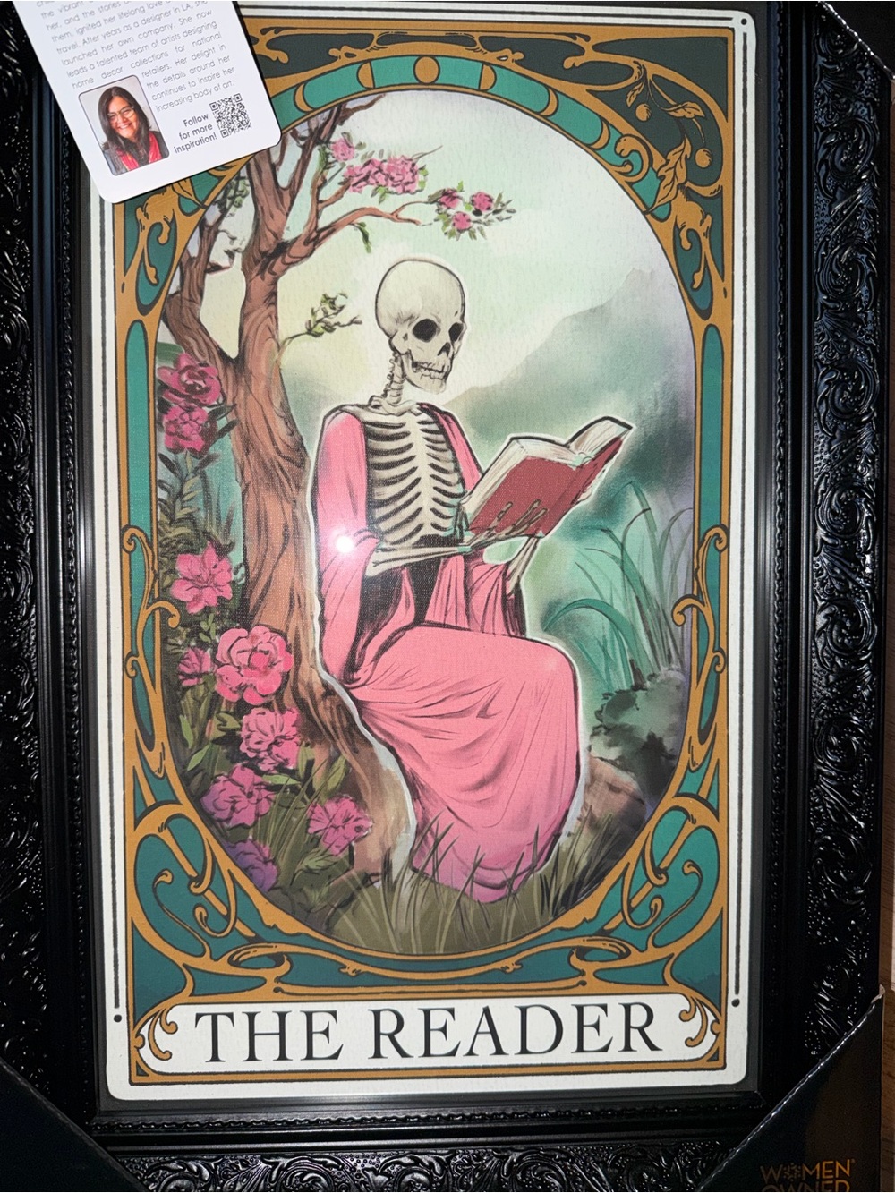Sapna Shah The Reader Framed Wall Art
